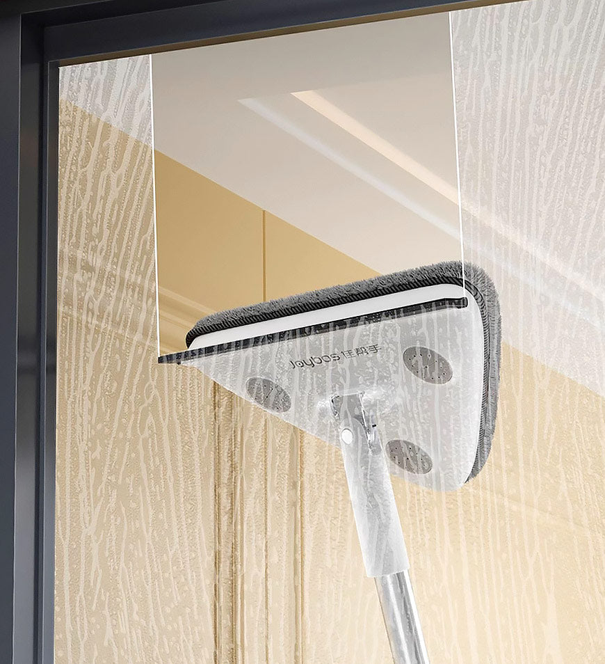 Joybos® Long Handled Wall Cleaner with Microfiber and Chenille Pad Z138
