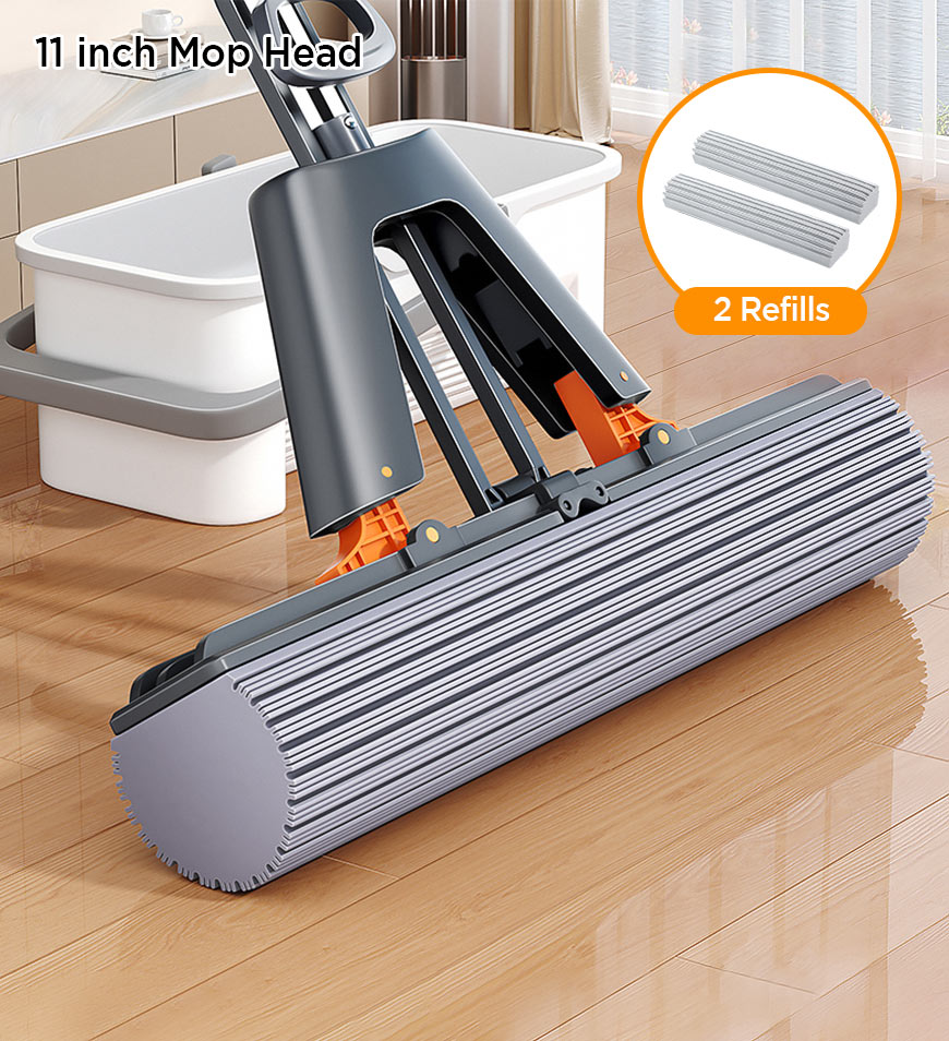 Joybos® Self-Wringing Sponge Mops For Floor Cleaning Squeeze Z175