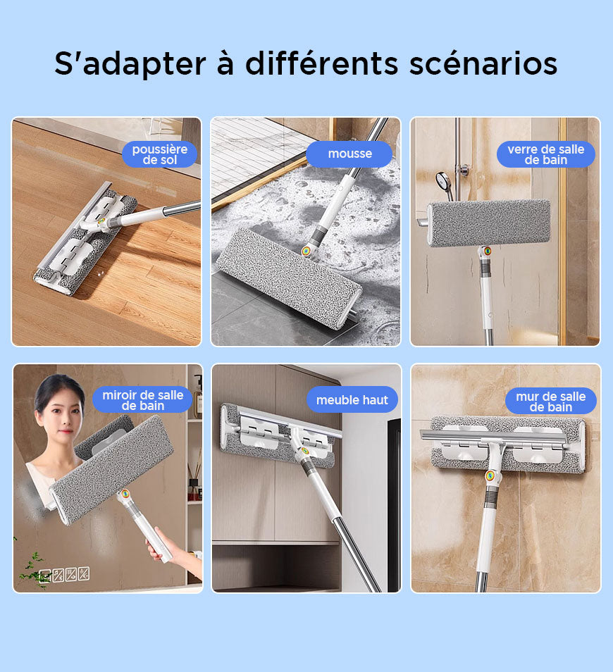 Joybos® Professional Multi-Use Rotatable Squeegee Window Cleaning Wiper Z63