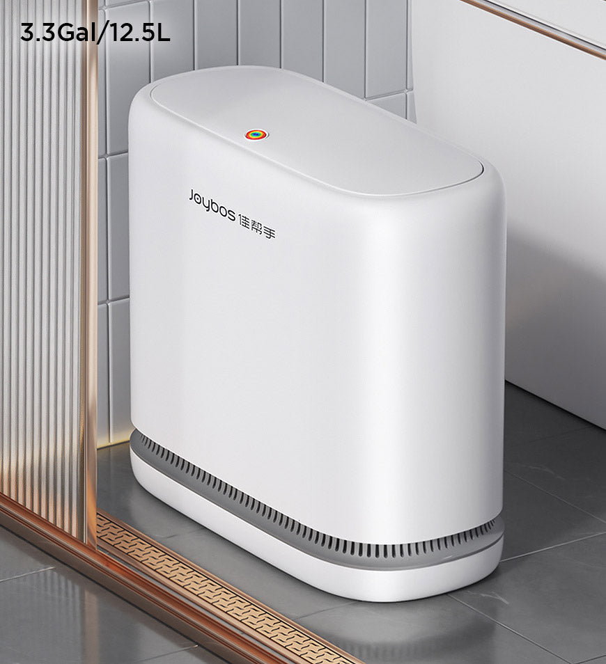 Joybos® 3.3Gal Bathroom Slim Press Top Lid Trash Can Z29