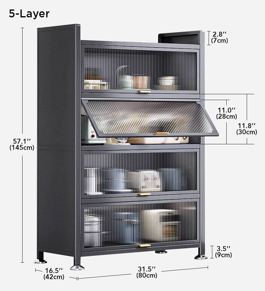 Joybos® 6 Tier Upgrade Large Metal Kitchen Pantry Storage Cabinet F118