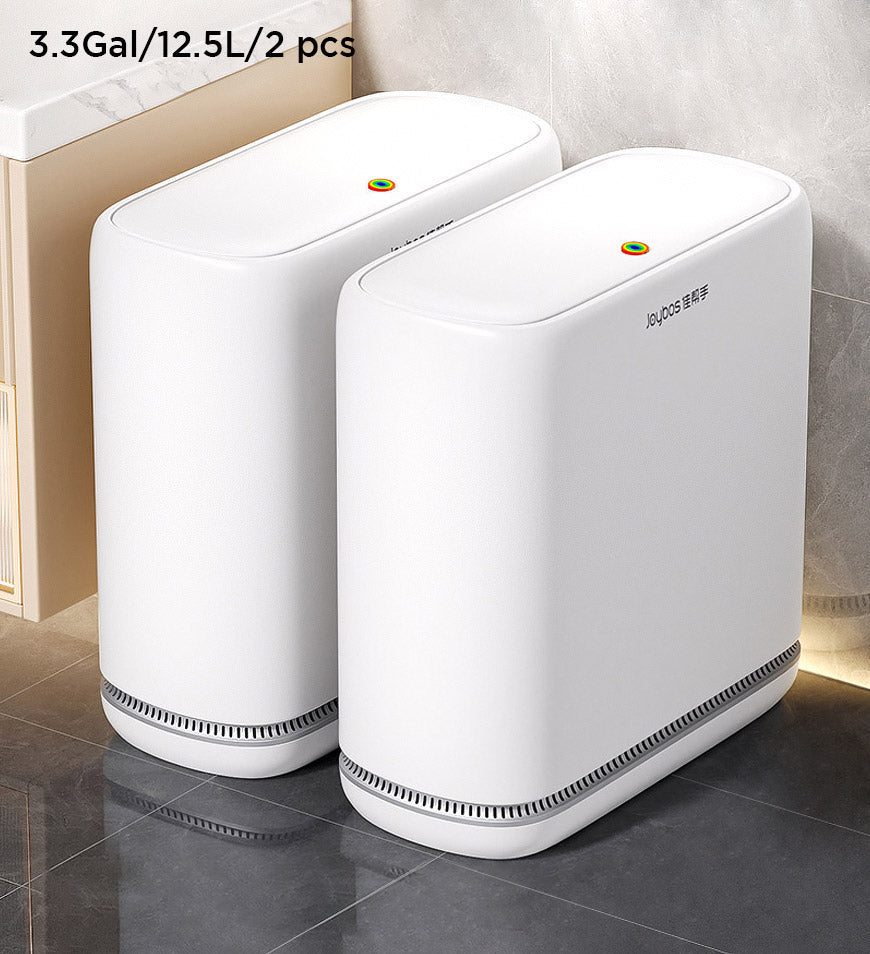 Joybos® 3.3Gal Bathroom Slim Press Top Lid Trash Can Z29