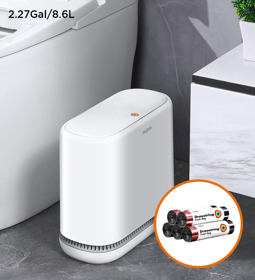 Joybos® 3.3Gal Bathroom Slim Press Top Lid Trash Can Z29