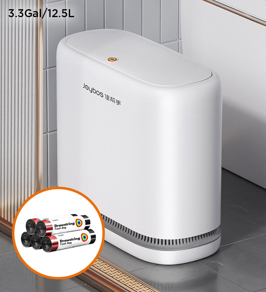 Joybos® 3.3Gal Bathroom Slim Press Top Lid Trash Can Z29