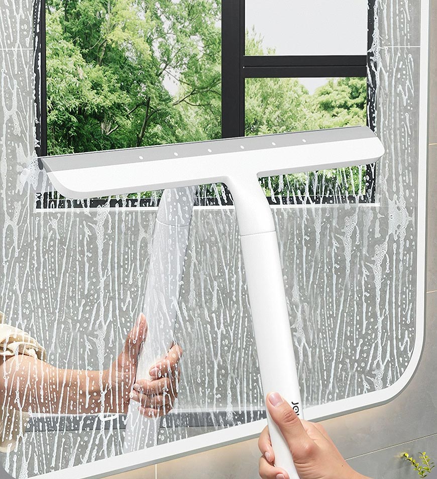 Joybos® 9.6 Inch Multi-Purpose Silicon Shower Squeegee Z23