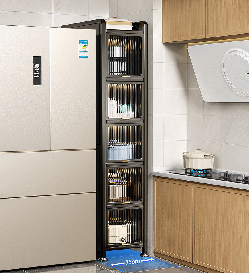 Joybos® 6 Tiers Upgrade Narrow Multifunction Metal Kitchen Storage Cabinet F217