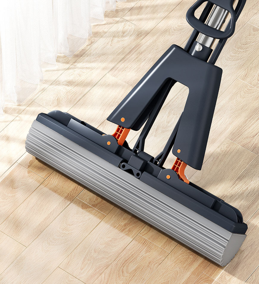 Joybos® Self-Wringing Sponge Mops For Floor Cleaning Squeeze Z175