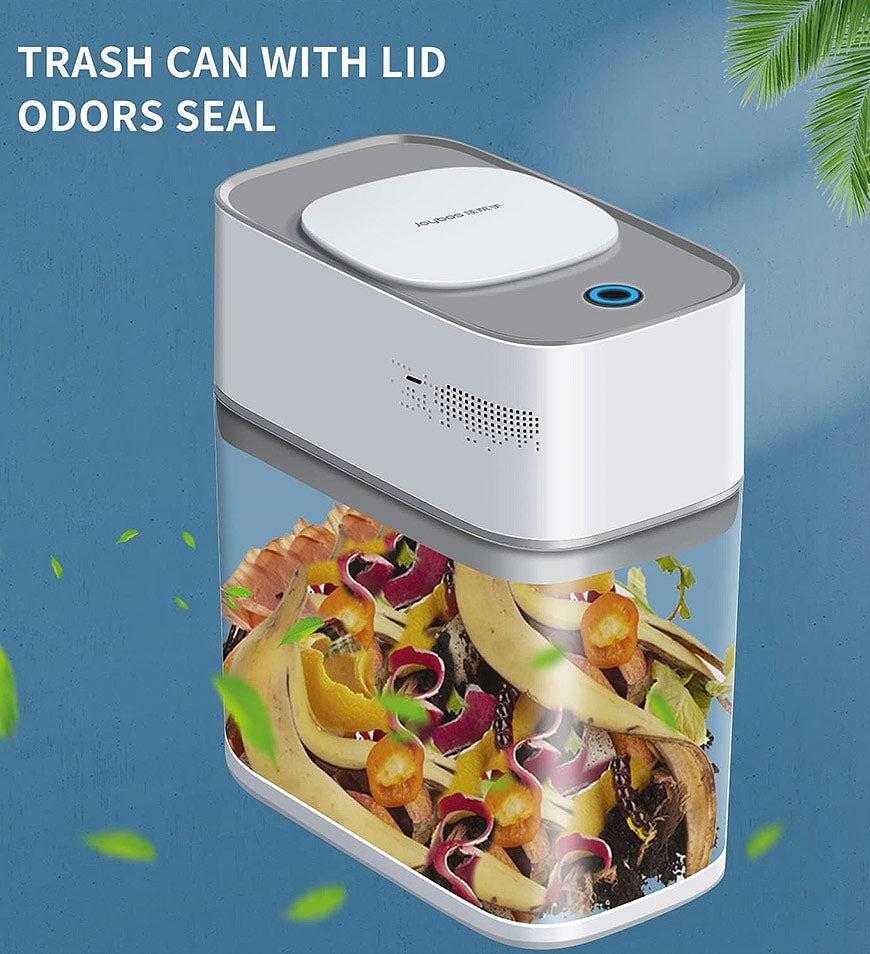 Joybos® Motion Sensor Smart Trash Can with Lid Touchless Garbage Can for Bathroom Z207