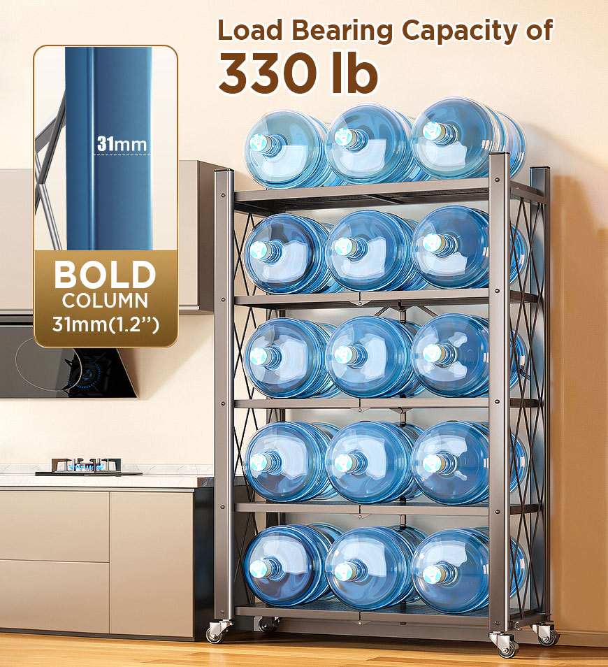 Joybos® Freestanding Metal Iron Shelf Without Assembly F220