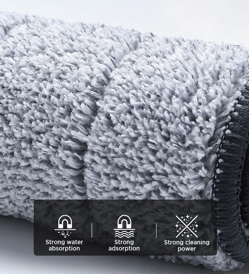 Joybos® Machine Washable Microfiber Flat Mop Pad Z190