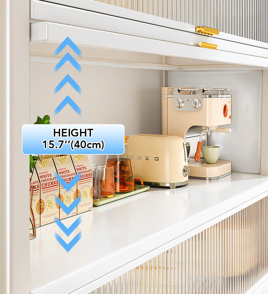 Joybos® Upgraded Larger Heavy Metal Kitchen Storage Cabinet F238