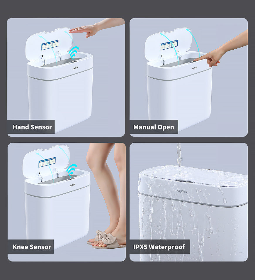 Joybos® 2.5Gal Automatic Trash Can Waterproof Narrow Bathroom Z70