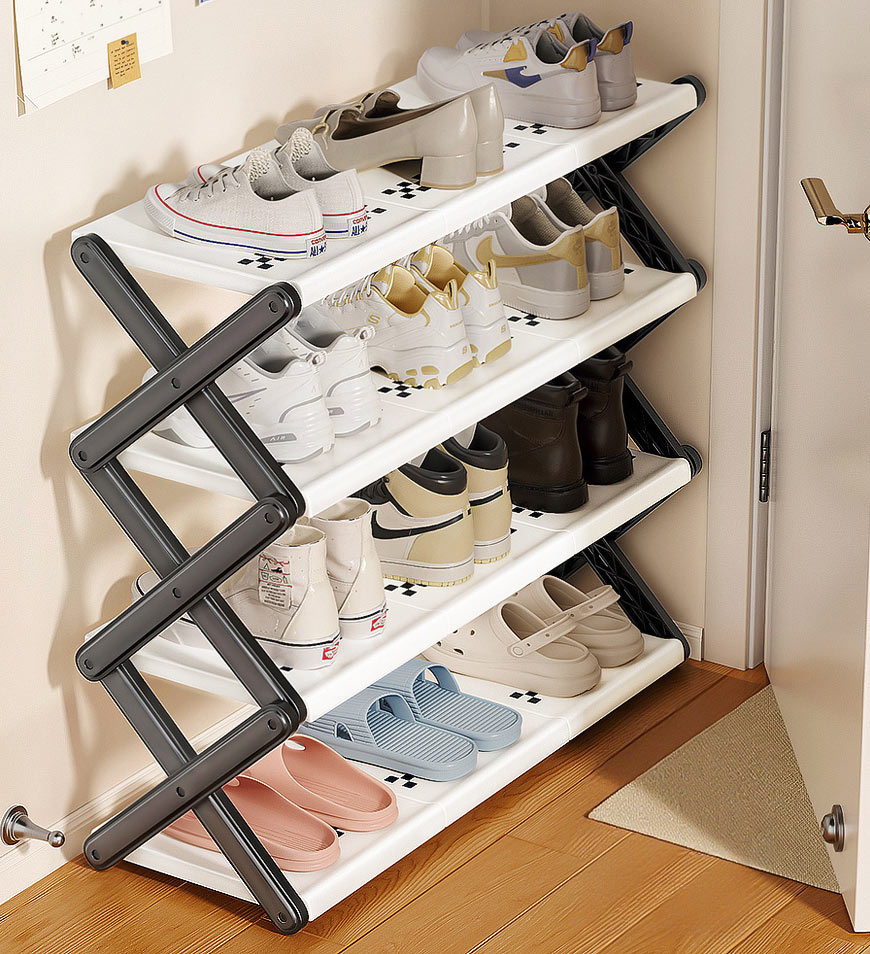 Joybos® Large capacity simple folding shoe rack F253
