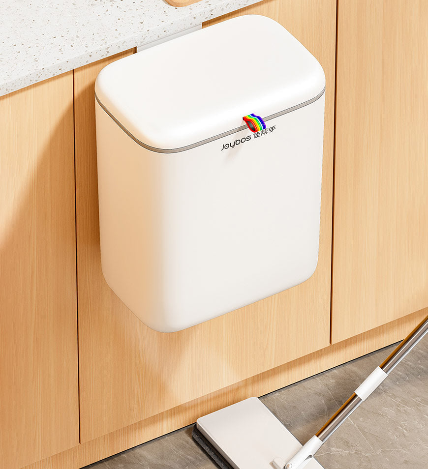 Joybos® Rainbow Kitchen Hanging Trash Can With Lid Z28