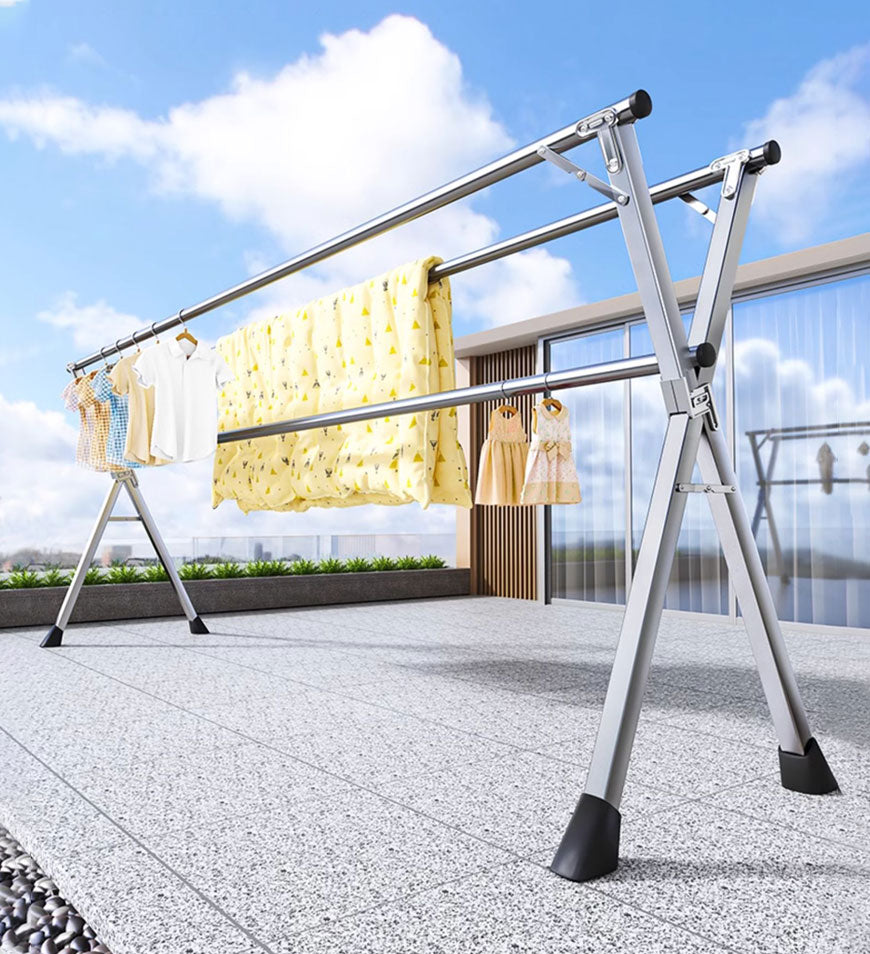 Joybos® Heavy Duty Stainless Steel Foldable Clothes Drying Rack F225