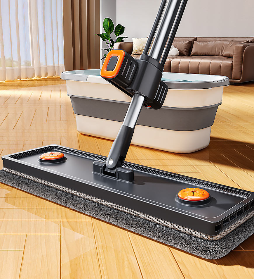 Joybos® Household Hands Free Flat Floor Mop With Wringer Set Z99
