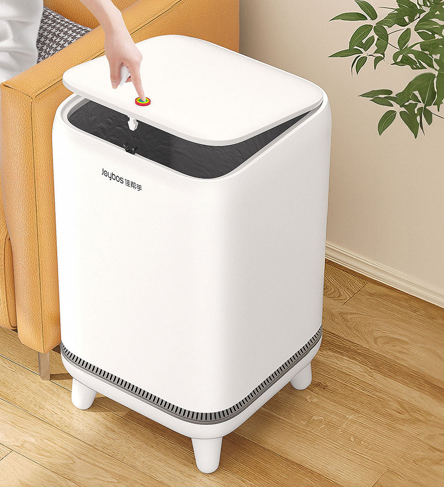 Joybos® 3.3 Gal Bathroom Press Trash Can Auto Adsorb Garbage Bag Z101