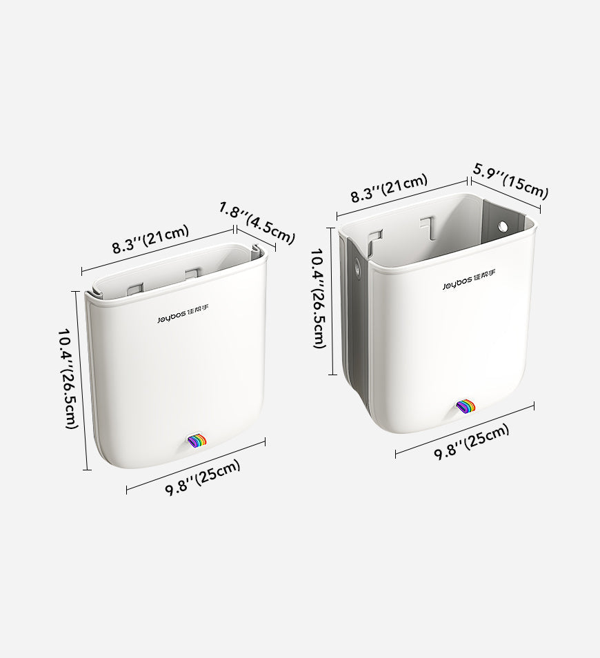 Joybos® 2.1 Gal Collapsible Hang Trash Can For Kitchen Z194