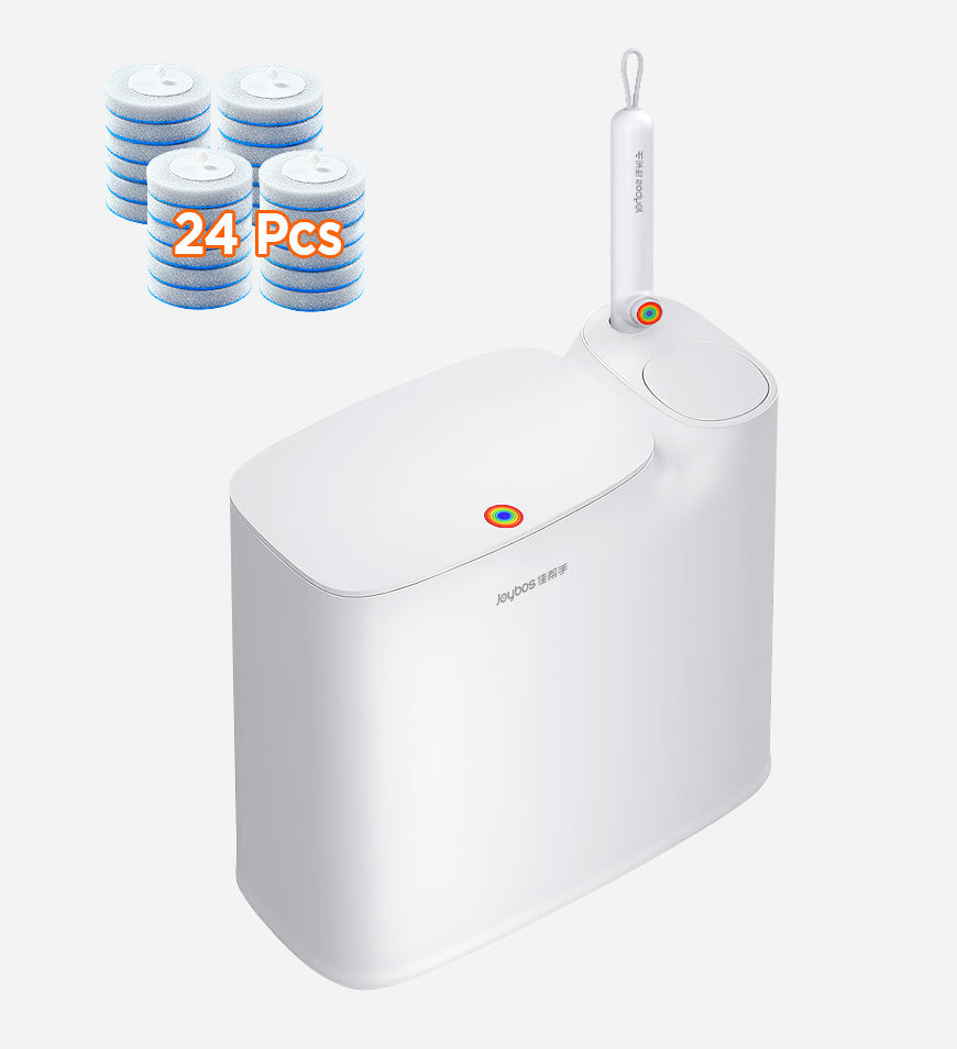 Joybos® 2 In 1 Slim Bathroom Trash Can With Toilet Brush Z32