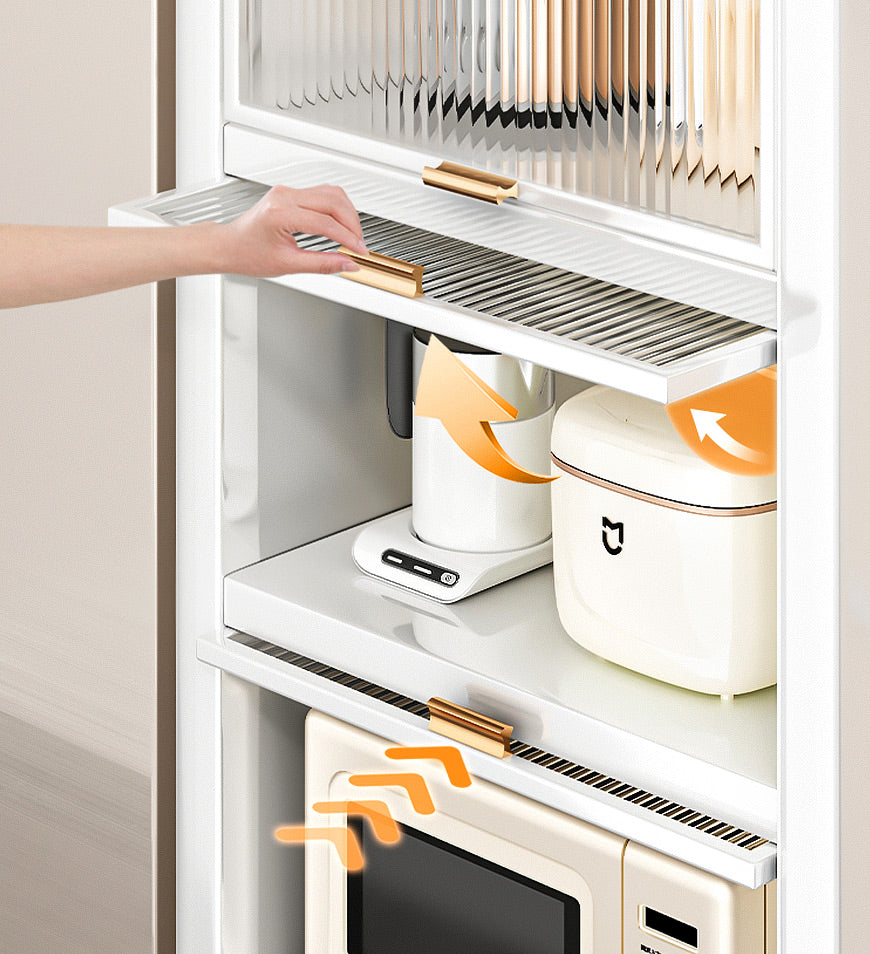 Joybos® 6 Layer Slim Kitchen Metal Utility Storage Cabinet F239