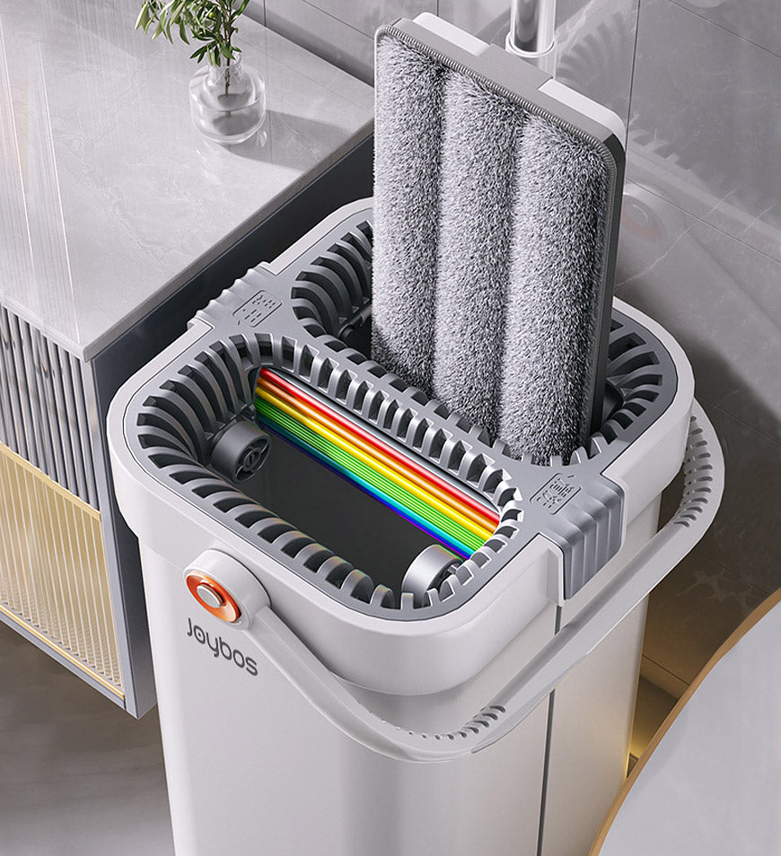 Joybos® Home Cleaning Flat Floor Mop and Bucket with Wringer Set