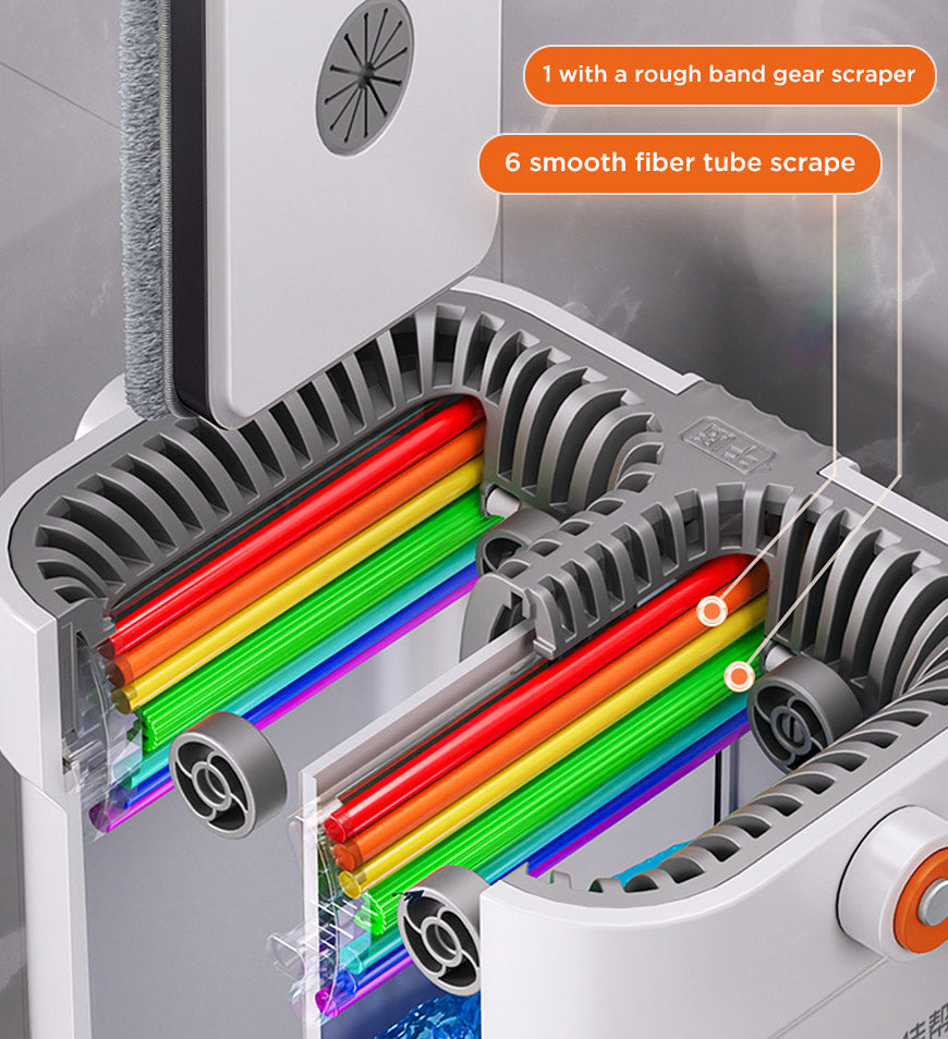 Joybos® Home Cleaning Flat Floor Mop and Bucket with Wringer Set