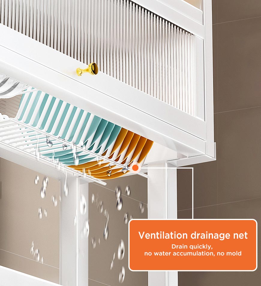 Joybos® Dish Rack Over The Sink with Cutlery Drainer