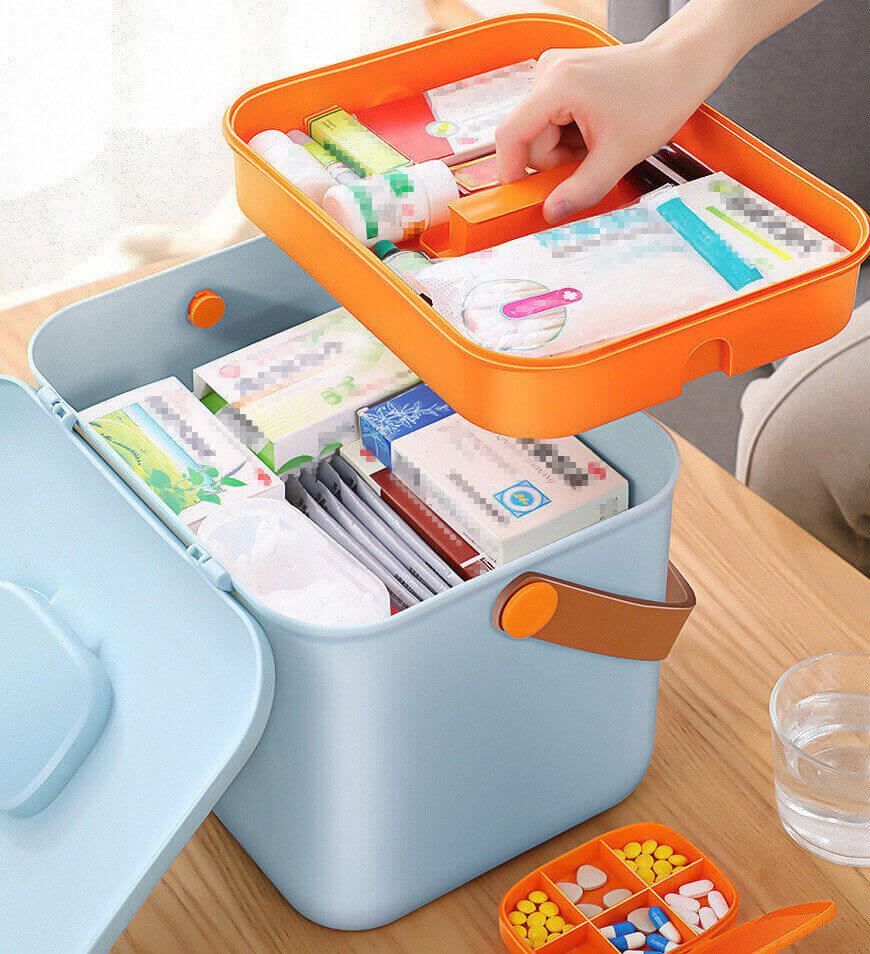 Joybos® Household Double-Layer Medicine Box