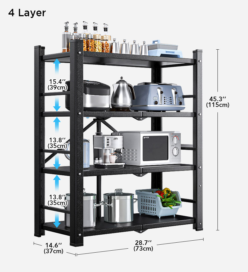 Joybos® 5-Tier Kitchen Unit Heavy Duty Metal Storage Shelves F88