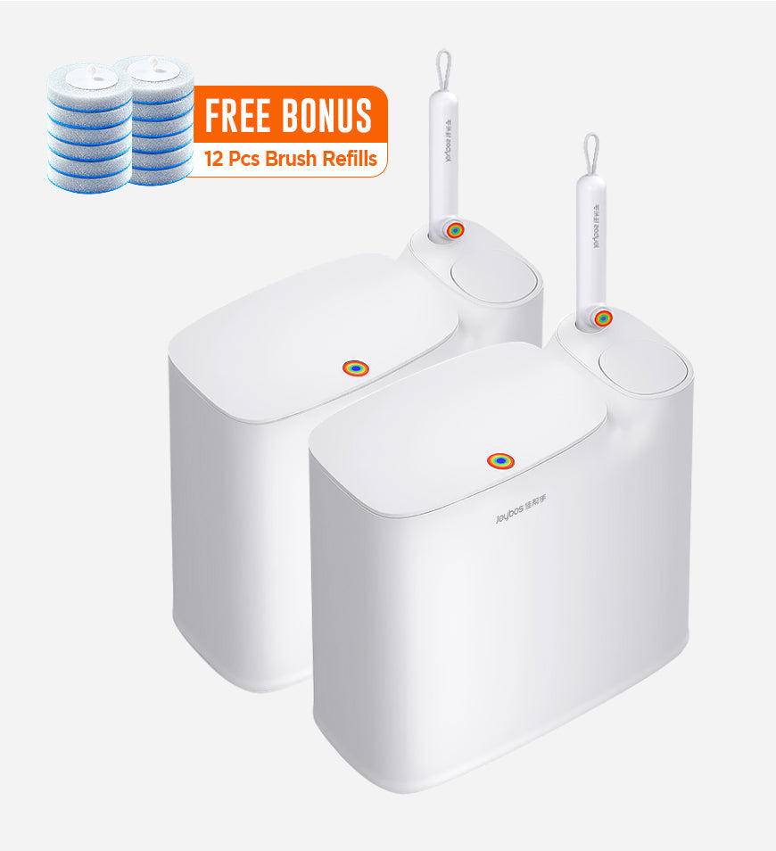 Joybos® 2 In 1 Slim Bathroom Trash Can With Toilet Brush Z32