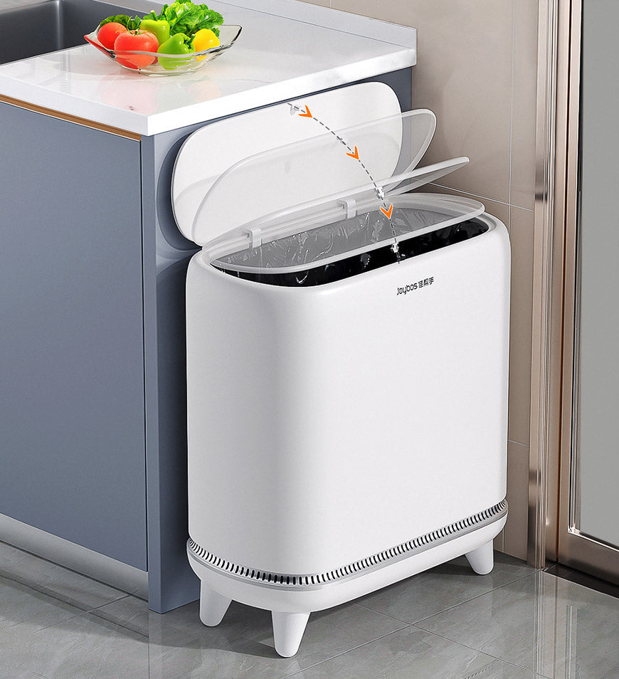 Joybos® Narrow Trash Can With Legs Auto Adsorb Trash Bag Z108
