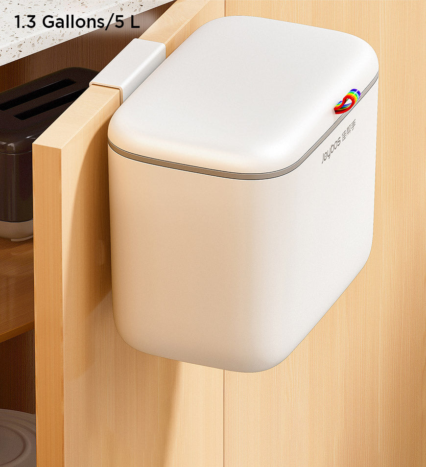 Joybos® Rainbow Kitchen Hanging Trash Can With Lid Z28