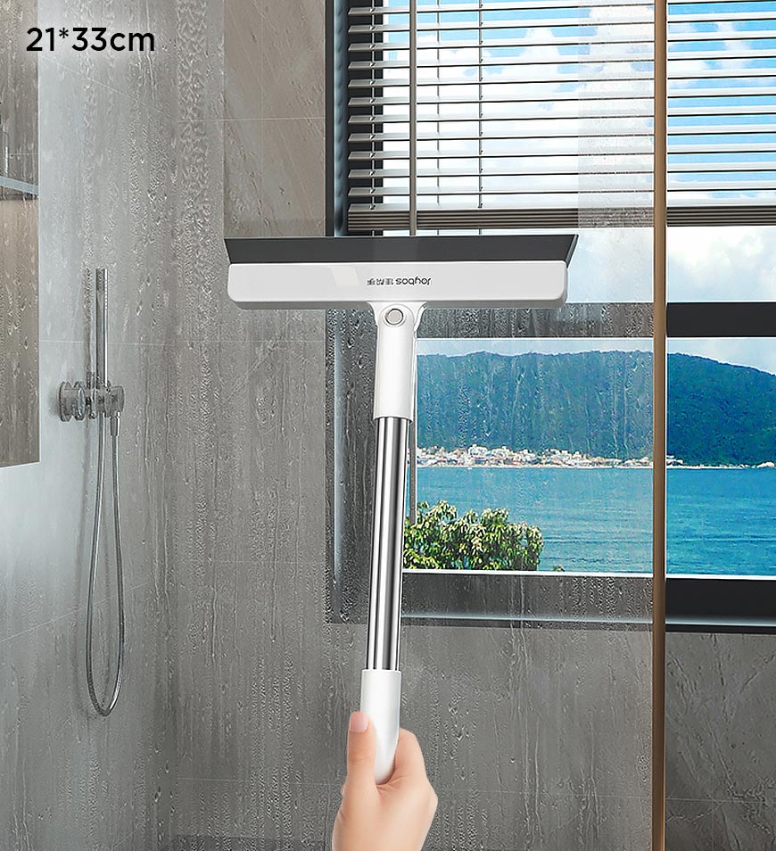 Joybos® Magic Broom for Interior Cleaning with Long Handle and Squeegee Z135