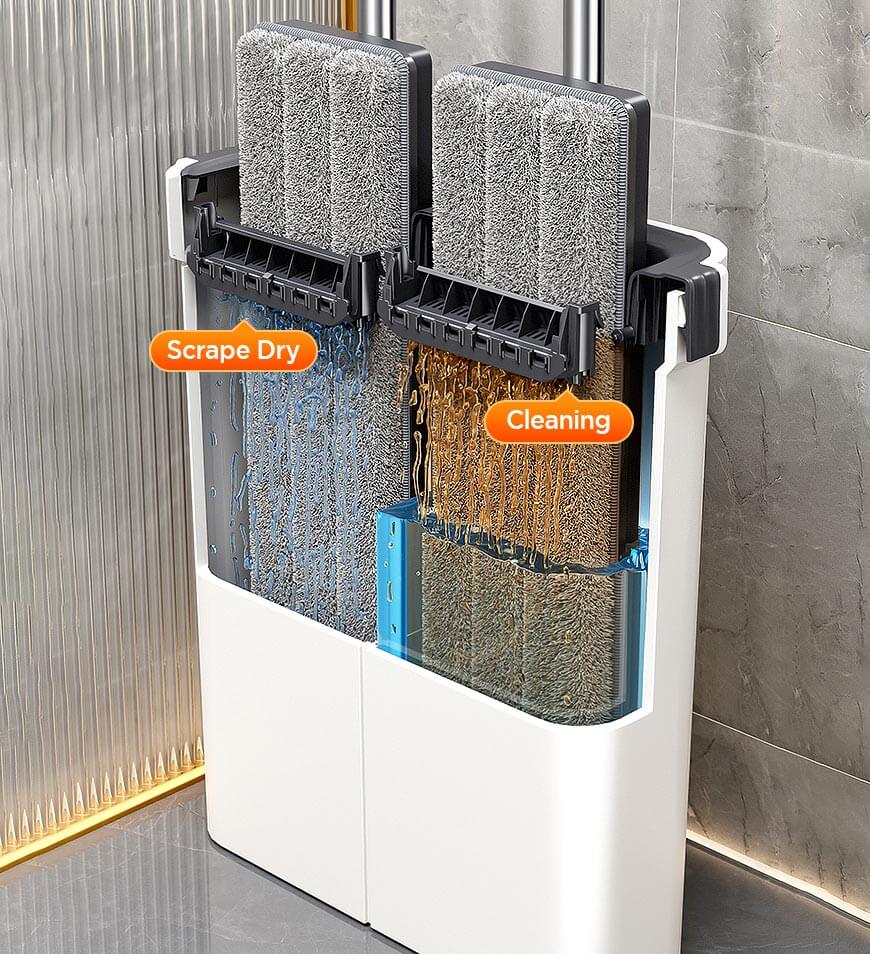 Joybos® Mop And Bucket With Wringer Set For All Floor And Windows Z86