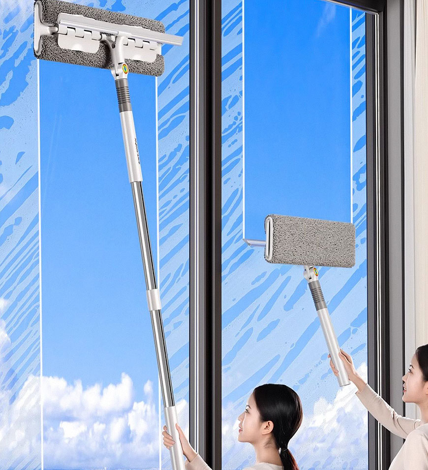 Joybos® Professional Multi-Use Rotatable Squeegee Window Cleaning Wiper Z63