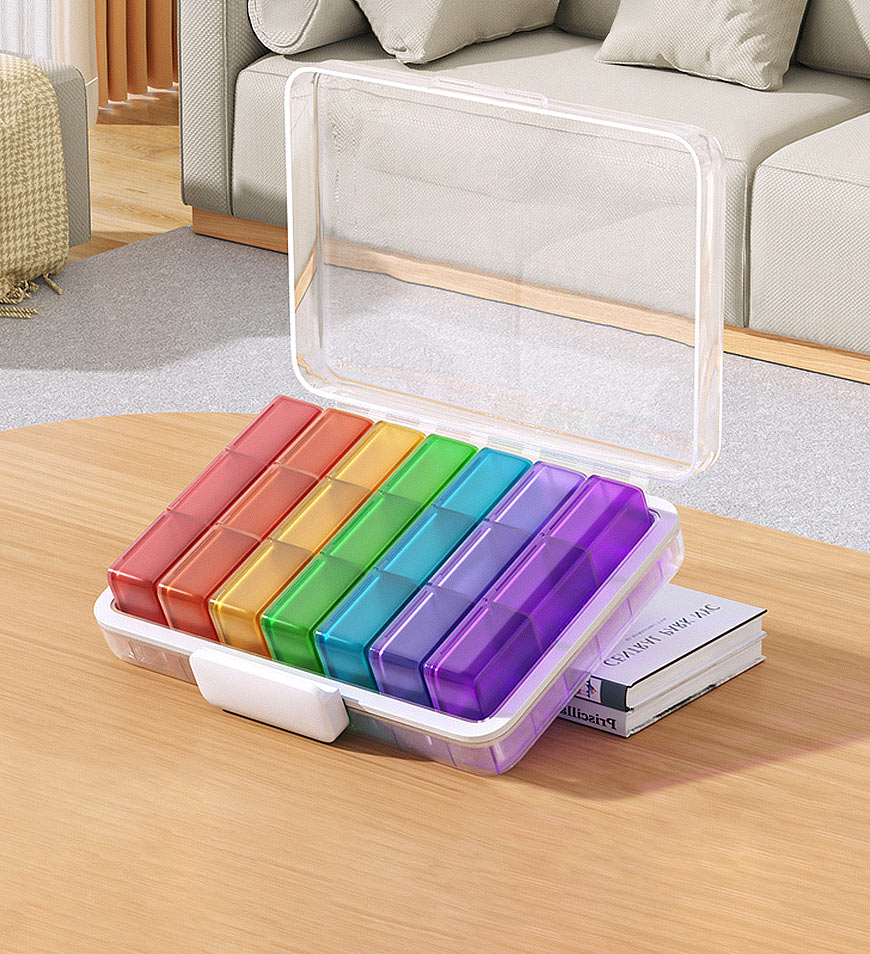 Joybos® 3 Tiers Portable and Foldable Medicine Box Z132