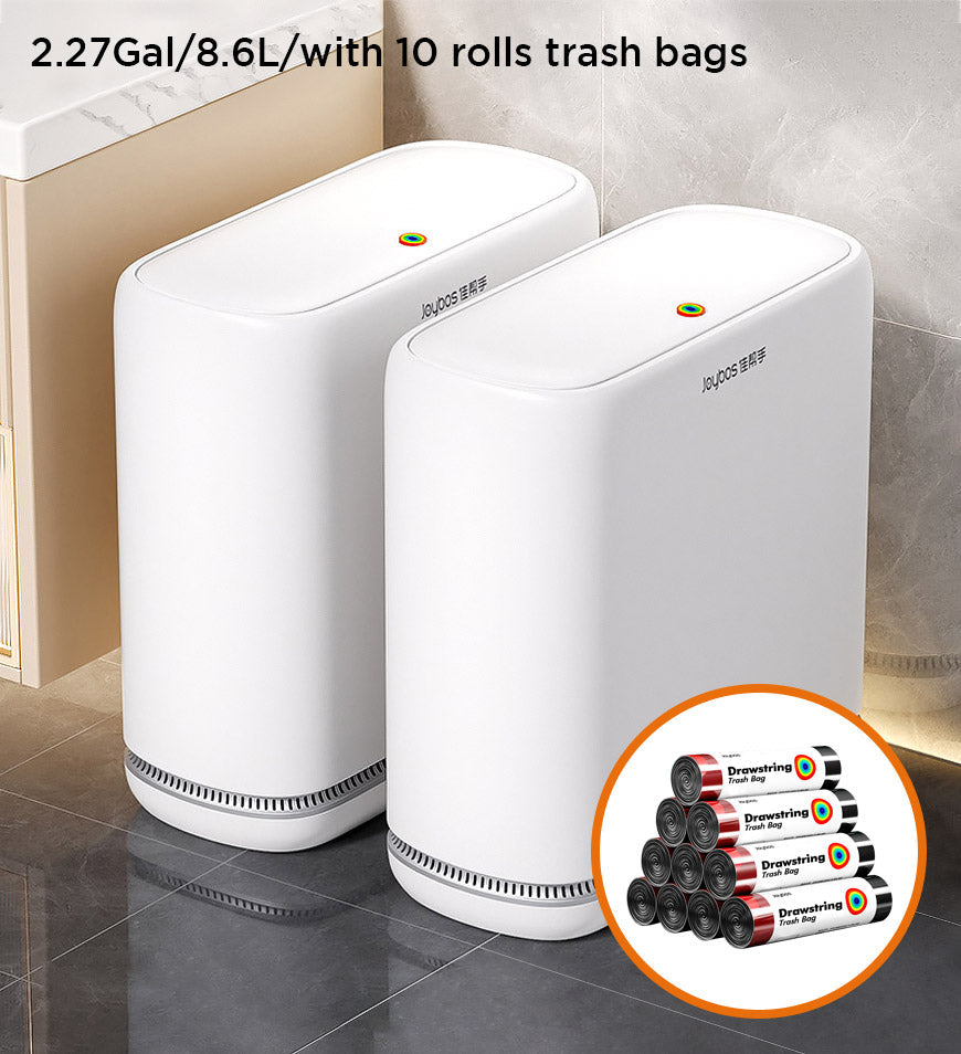 Joybos® 3.3Gal Bathroom Slim Press Top Lid Trash Can Z29