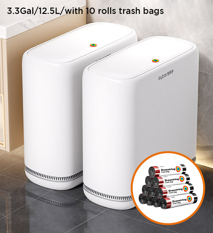 Joybos® 3.3Gal Bathroom Slim Press Top Lid Trash Can Z29