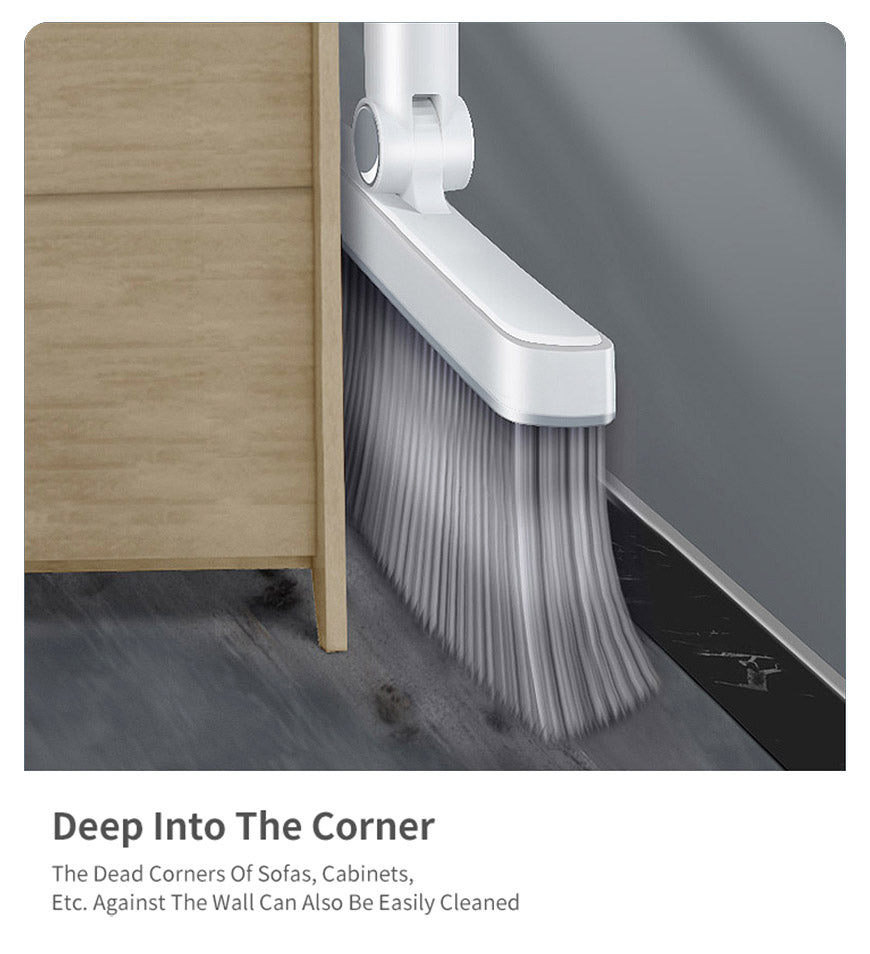 Joybos® Standing Dustpan and Broom  for Indoor Lobby Office Kitchen Sweeping