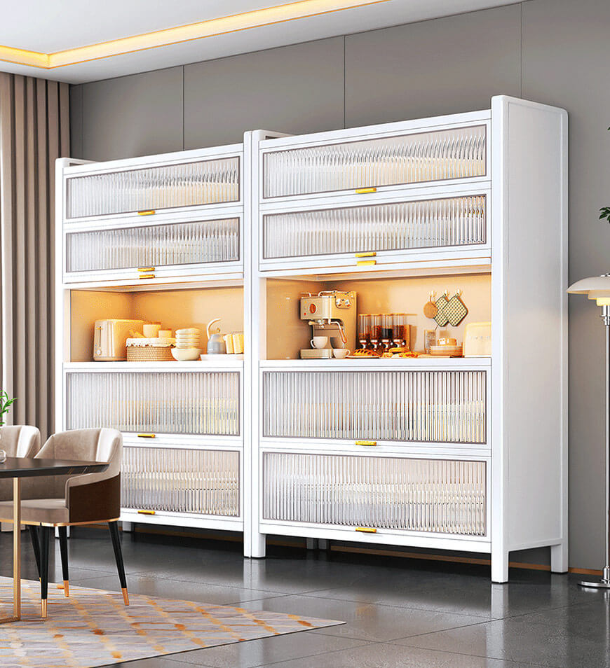 Joybos® Upgraded Larger Heavy Metal Kitchen Storage Cabinet F238