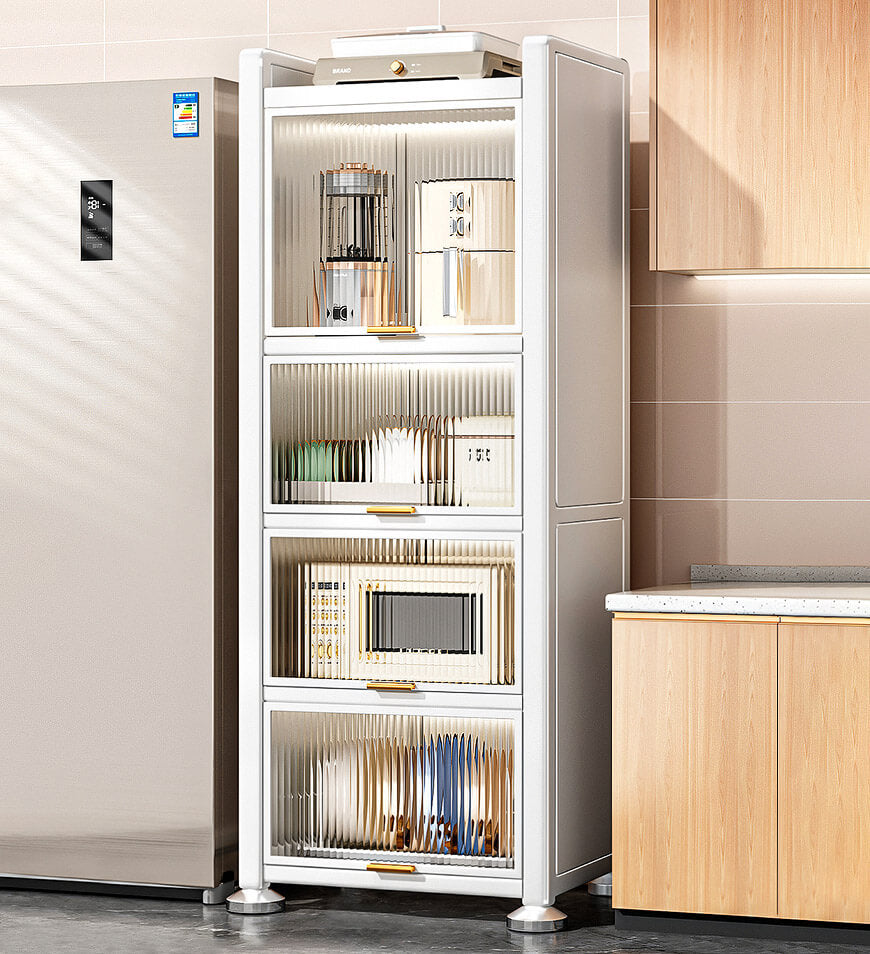 Joybos® Narrow Multifunction Metal Kitchen Storage Cabinet F237