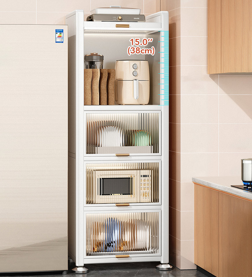 Joybos® Narrow Multifunction Metal Kitchen Storage Cabinet F237