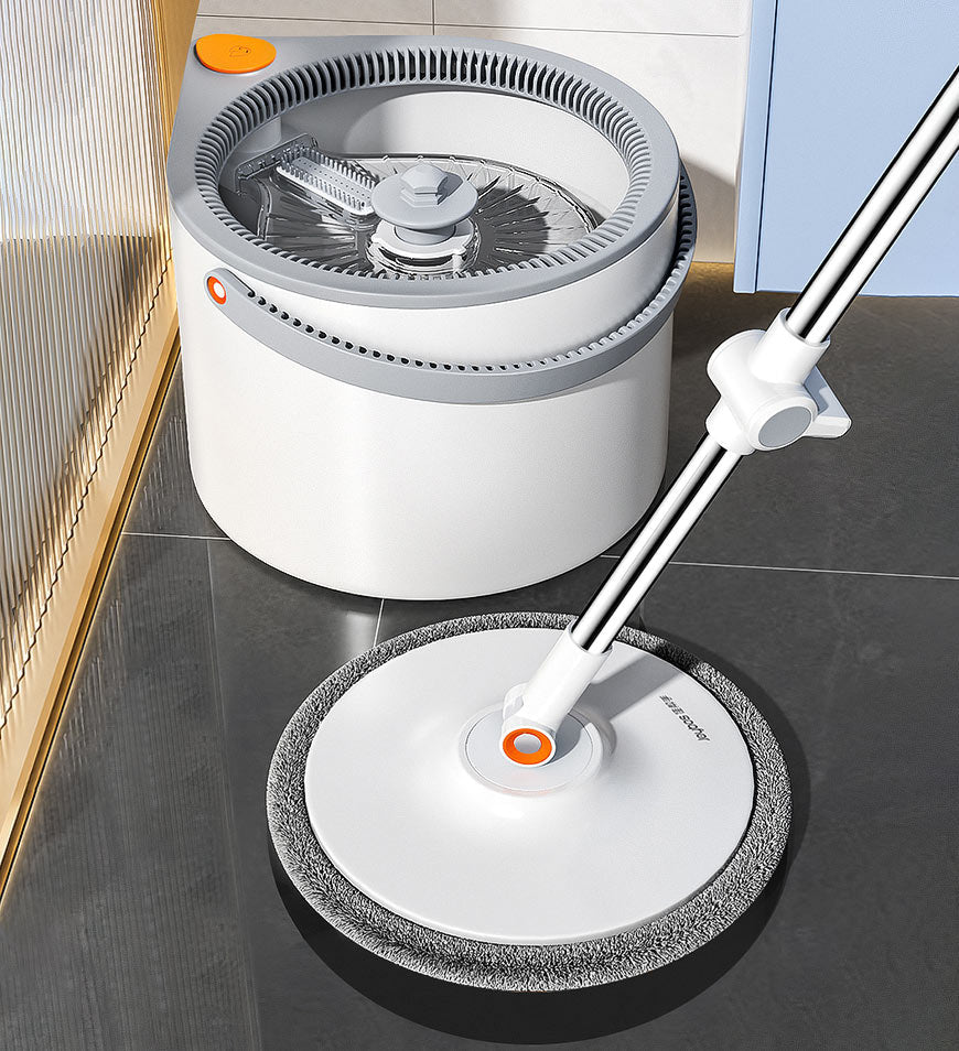 Joybos® 360 Spin Mop Bucket Set and Wringer with Three Types Mop Heads Z56