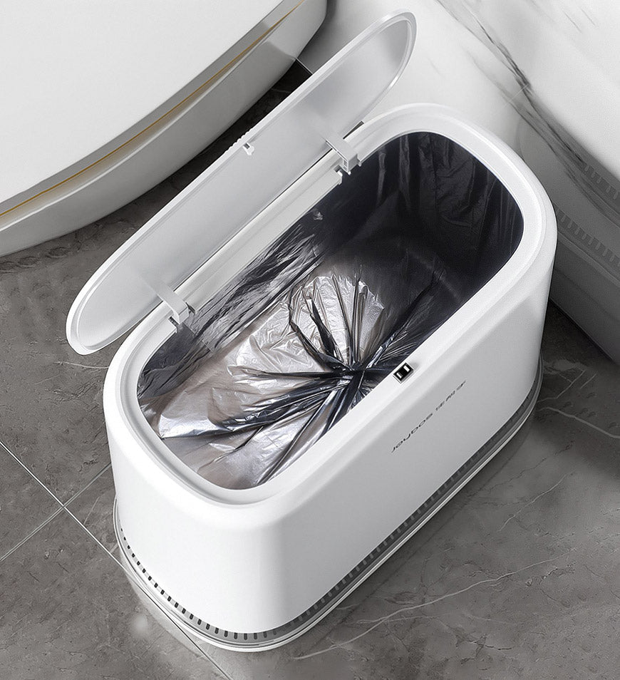 Joybos® 3.3Gal Bathroom Slim Press Top Lid Trash Can Z29