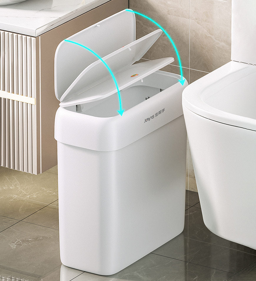 Joybos® Narrow Bathroom Trash Can with Lid Z39