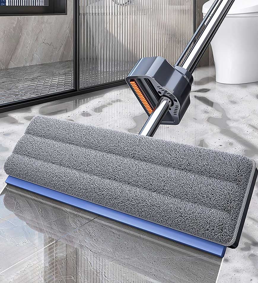 Joybos® 59 Inch Alloy Flat Mop And Bucket For Home With Extra Refills Z149