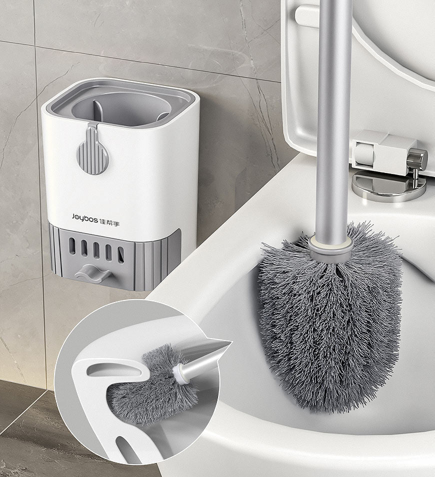 Joybos® Toilet Bowl Brush And Holder Set With Aluminum Alloy Long Handle F206