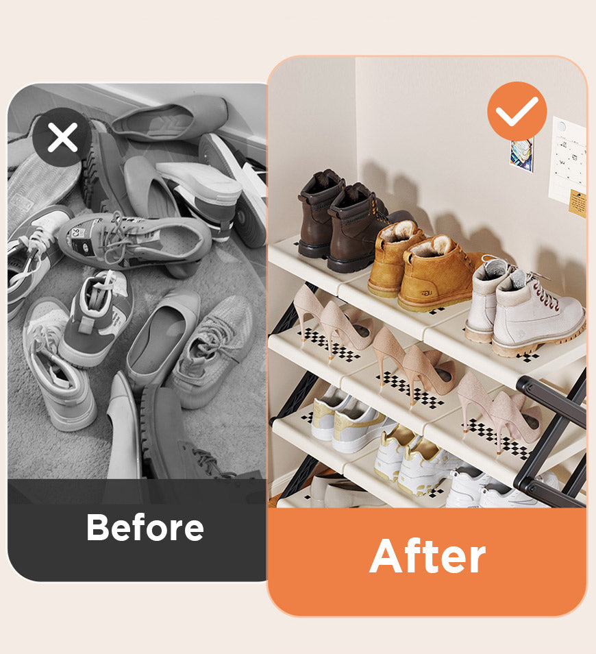 Joybos® Large capacity simple folding shoe rack F253