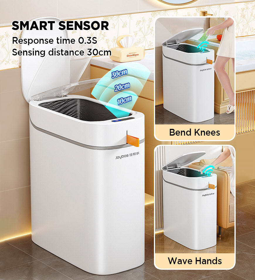 Joybos® Motion Sensor Trash Can Rechargeable Auto-Adsorption Quick PackagingZ203