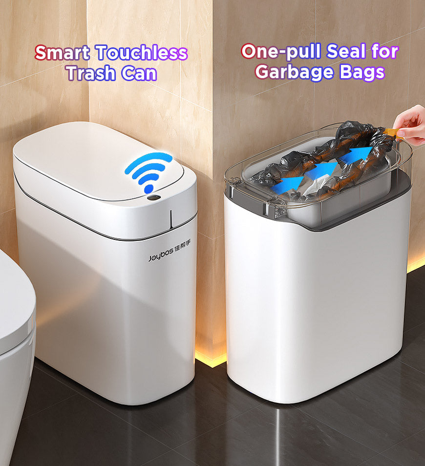 Joybos® Motion Sensor Trash Can Rechargeable Auto-Adsorption Quick PackagingZ203